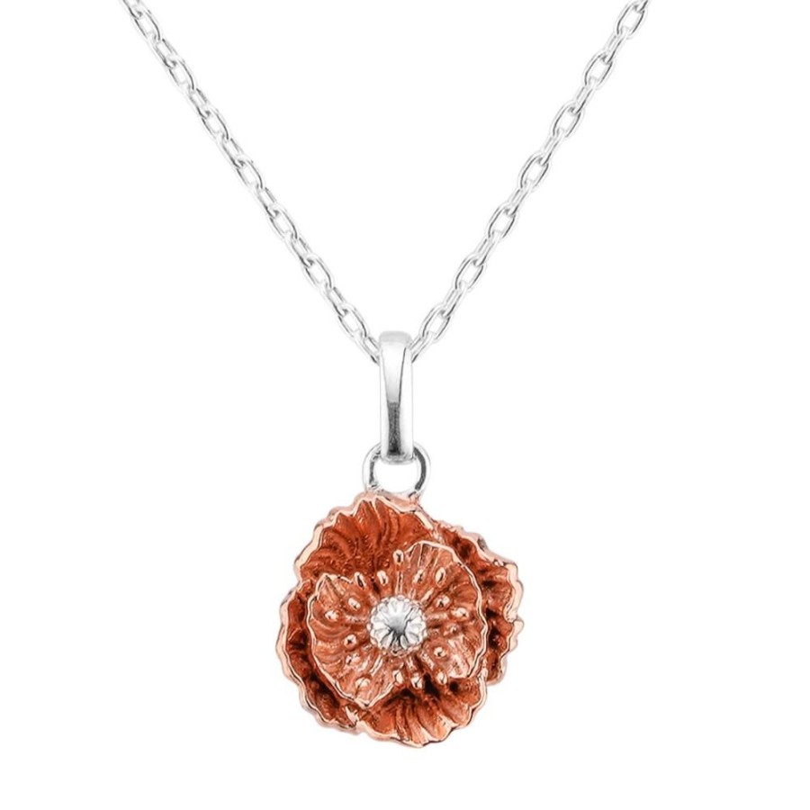 Schmuck fleuriscoeur | Kette Mohnblume