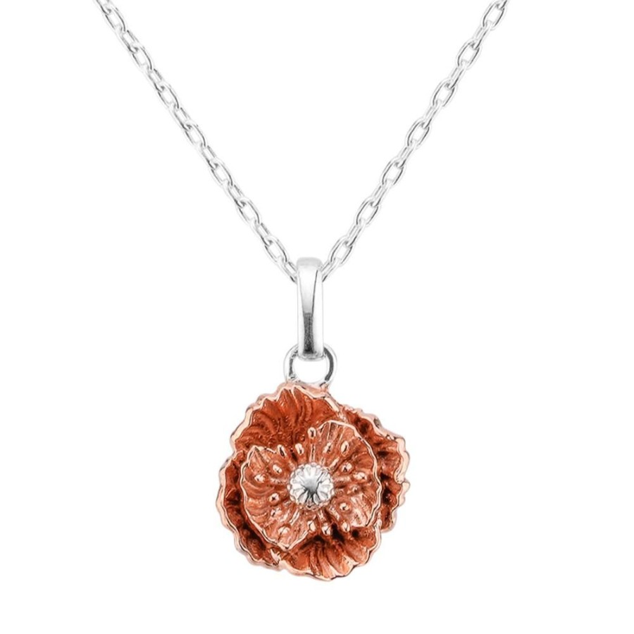 Schmuck fleuriscoeur | Kette Mohnblume