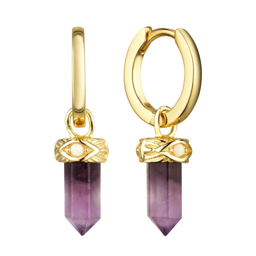 Schmuck fleuriscoeur | Creolen Amethyst