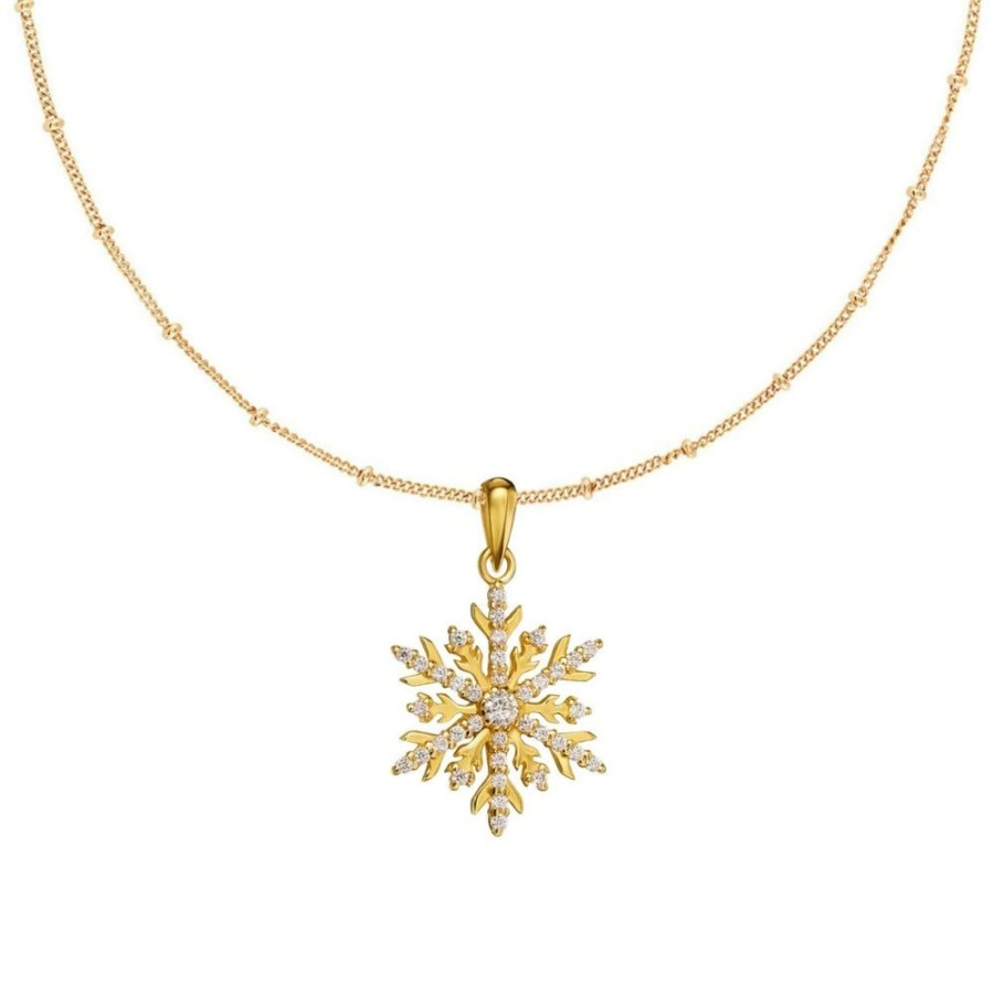 Schmuck fleuriscoeur | Kette Snowflake & Filigra Iv