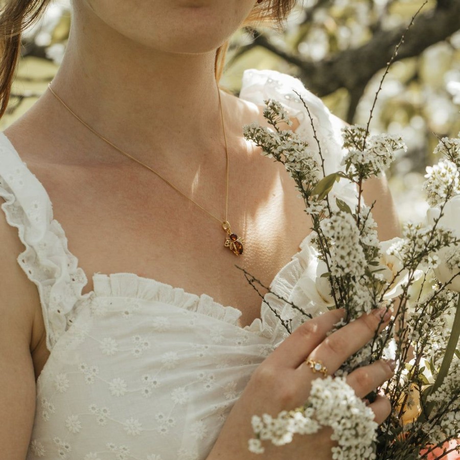 Schmuck fleuriscoeur | Kette Bernstein-Biene