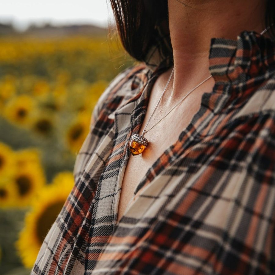 Schmuck fleuriscoeur | Kette Bernsteineichel Ii